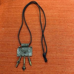 Necklace with rope chain